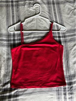 Red tank top