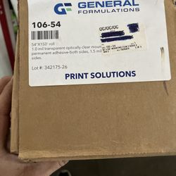 General Formulation 106-54 Two Sided Mounting Roll