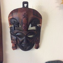African Hand Carved Mask Org.