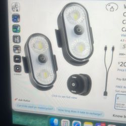 2 Pcs Wireless Led Lights 