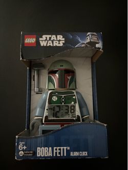 Lego Star Wars Bobba Frett Alarm Clock(New in box)