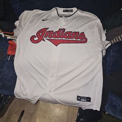 Cleveland Indians White Jersey 