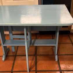 Table Foldable Wood Antique