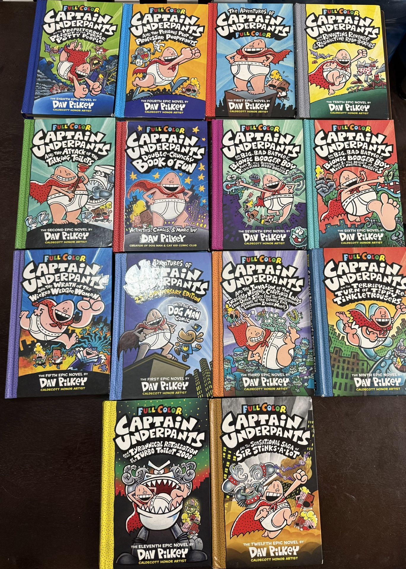 Captain Underpants 14 Books Collection