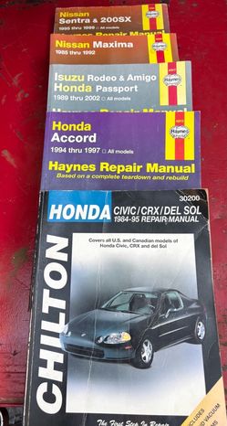 Haynes Repair Manuals - Lot of 5