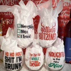 Personalized Coffee, Wine & Shot Glasses 