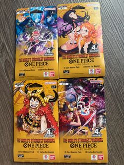 Brand new unopened One Piece 17 Card Game 12 Card Booster Pack