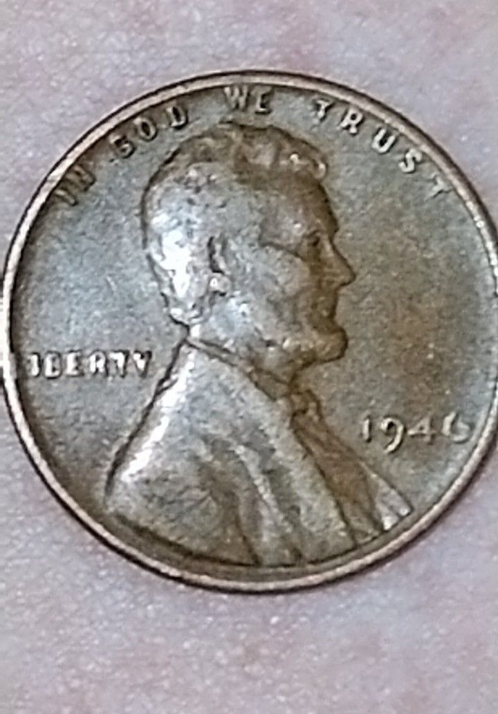 1946 L Error Wheat Penny
