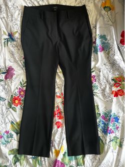 Ann Taylor Classic Black Bootcut Dress Pants / Petite Lightweight Office Wear