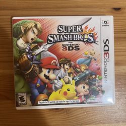 Super Smash Bros (Nintendo 3DS, 2014) Complete CIB With Manual AUTHENTIC Used Good Condition $15 Meet Up In Irving @dfwgoods 