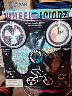 Holographic wheel spinrz bmx..$40 complete?