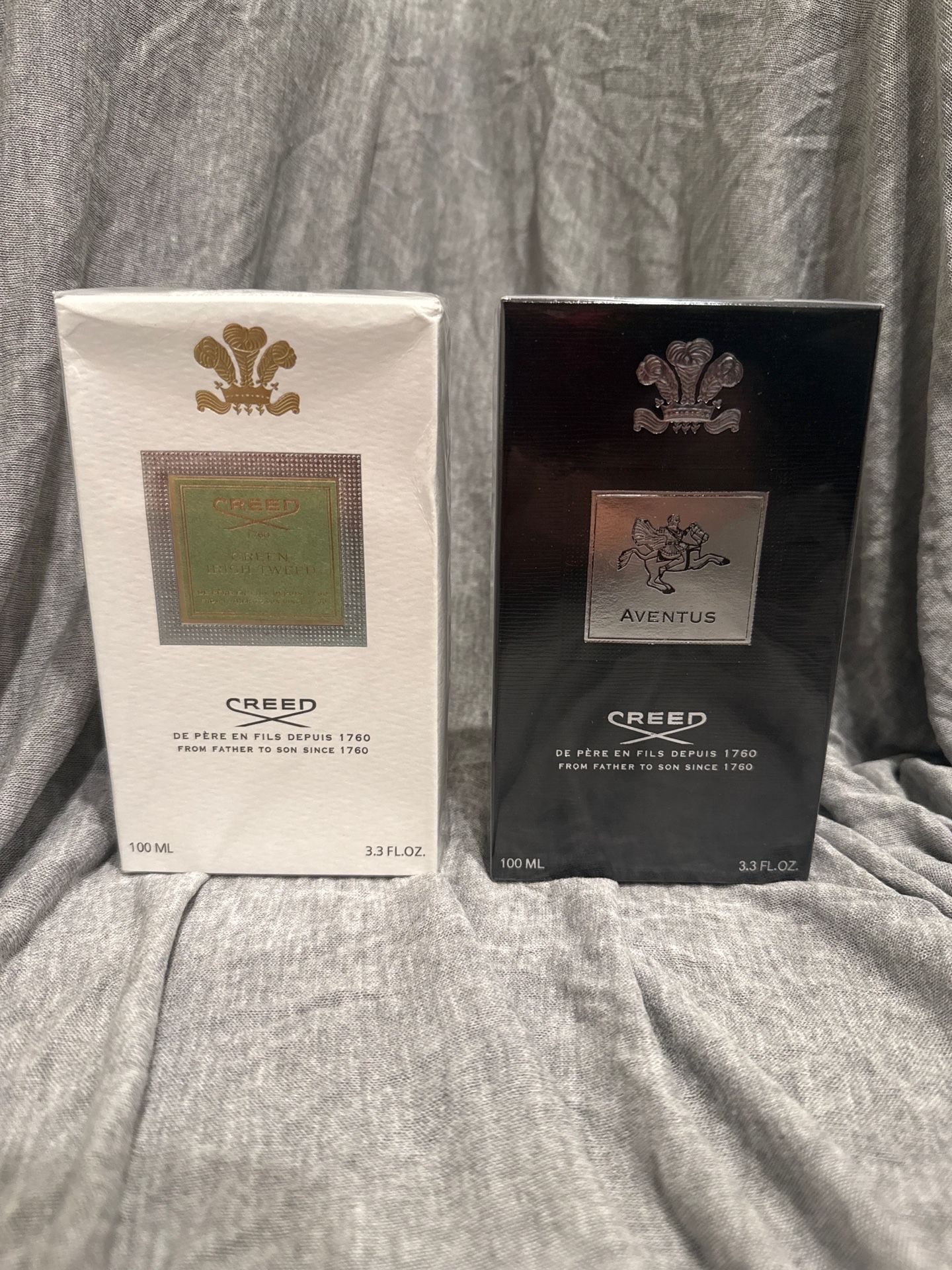 🔥 Creed Aventus + Green Irish Tweed (100 mL each, Sealed) – Authentic Luxury Fragrance Bundle