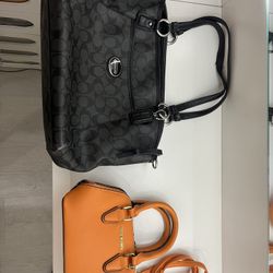 2 Designer Purses - Coach & Steve Madden