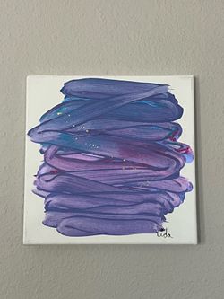 Purple Galaxy painting