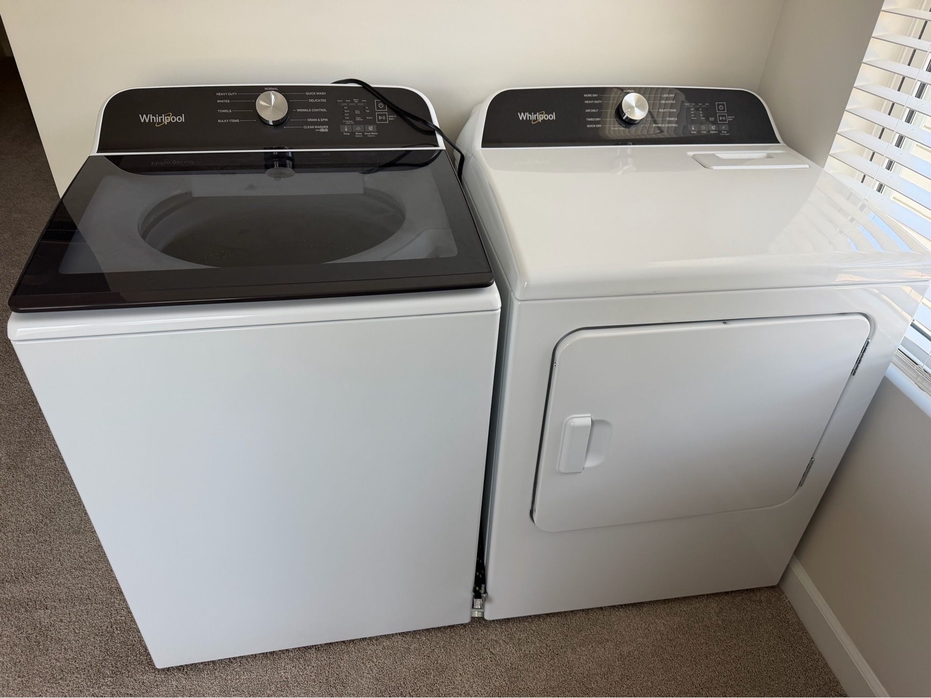 Brand New Whirlpool HE Washer & Dryer set