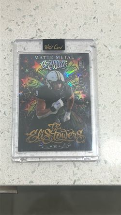 Wild Card Matte Metal Graffiti Elis Towers Football Card