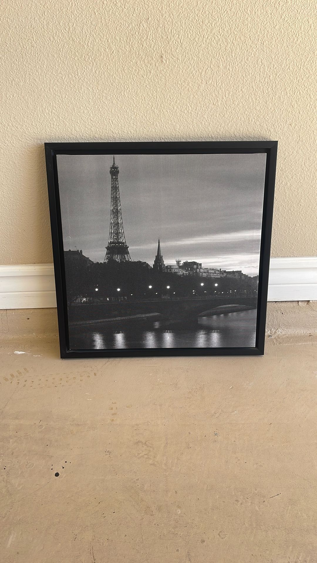 Canvas With Wood Frame Picture