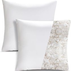 BRAND NEW 2 Pack 18x18 Inch Throw Pillow Insert for for Couch, Bed, Living Room