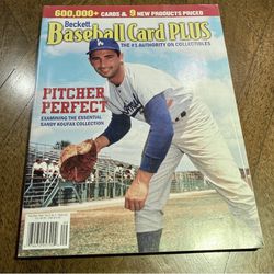 Beckett Baseball Card PLUS Aug./Sept. 2006 Issue #25 Sandy Koufax Cover