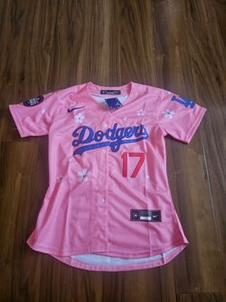Dodgers Woman Ohtani Pink Tokyo jerseys $50ea Firm S M L Xl