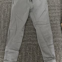 Mens Hollister Joggers XL Dark Gray  Skinny Stretch Drawstring