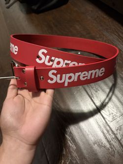 Red AUTHENTIC✅ Supreme Belt Size:M