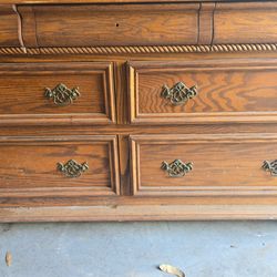 3 piece solid wood dresser set (pick up only)