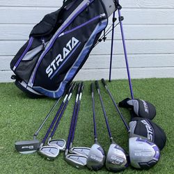 Callaway Strata Women’s Purple  Golf Set With Bag