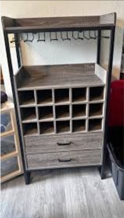 *NEW* HD Designs Addison Bar Cabinet with Wine Storage