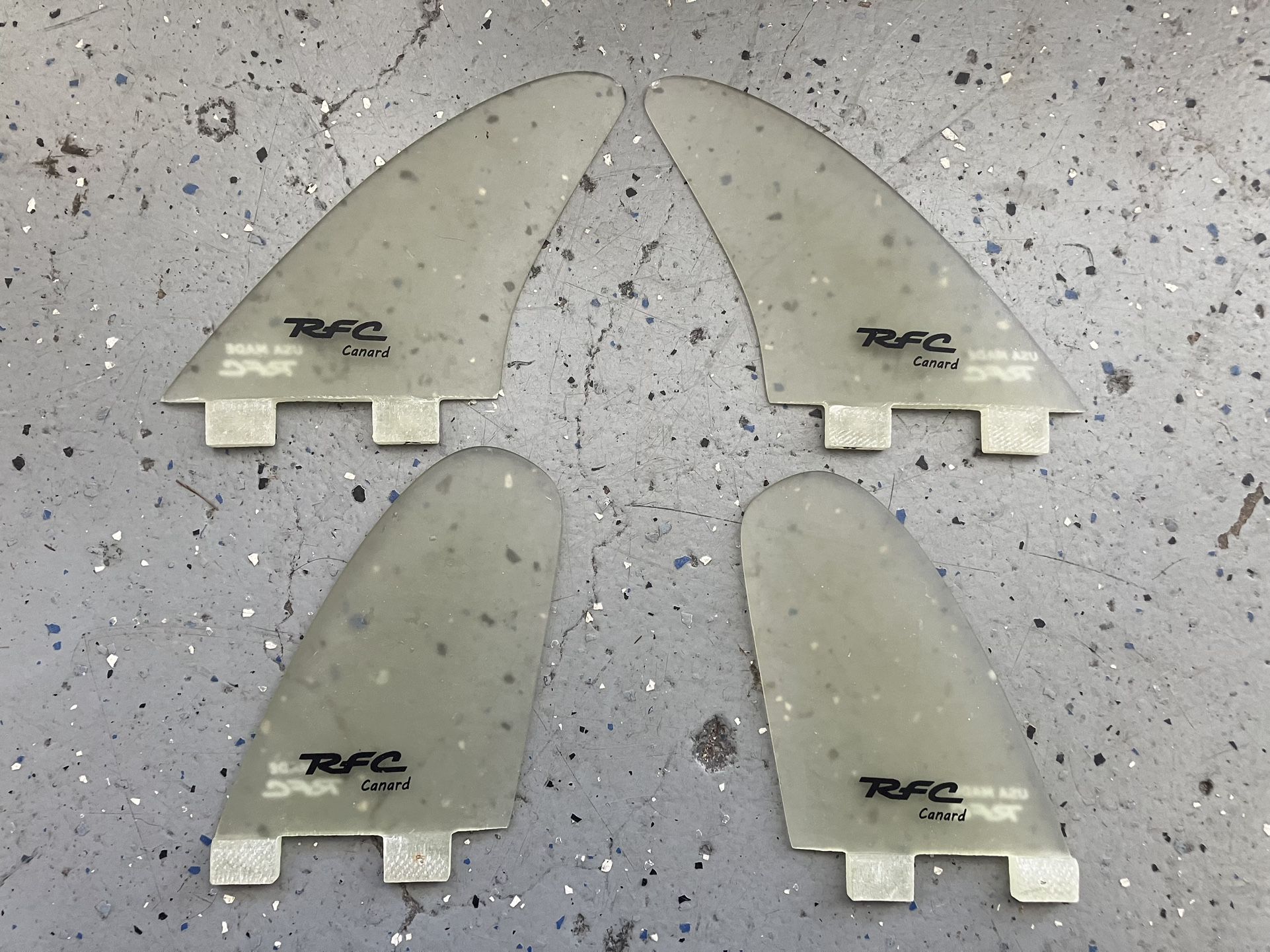 Rainbow fin Canard Speed Dialer Quad FCS Rainbow fin Canard Speed