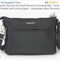 Baggallini Securtex Anti-theft Memento Crossbody Bag