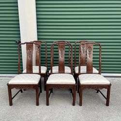 Beautiful Oriental Wood Chairs