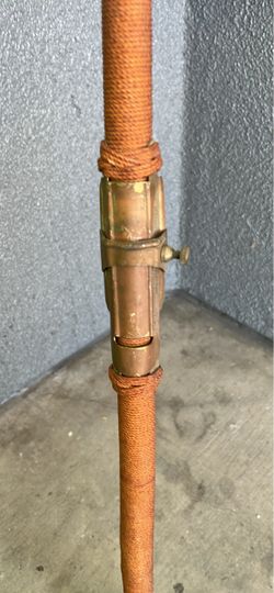 Vintage Wrapped Fishing Rod with Brass Ferrule