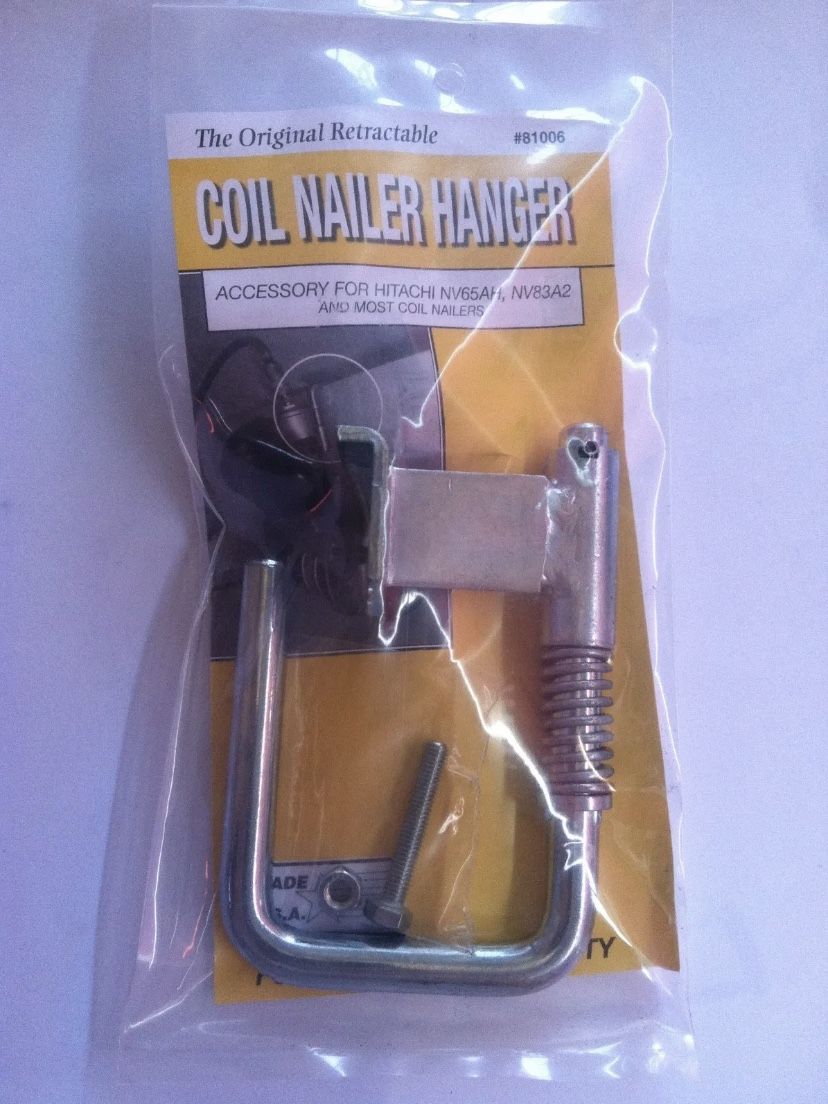 Coil Nailer Hanger spring hook fits Hitachi NV83 NV65AH and others Brand New