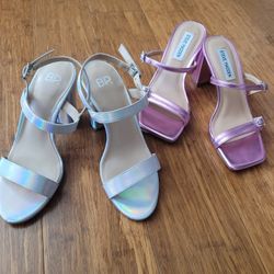 Two (2) Pairs of Shoes. New. Size 5.5-6