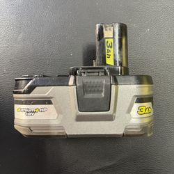 Ryobi One+ 18v 3ah Lithium+ Battery