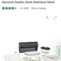 Foodsaver Elite Vacuum Sealer 