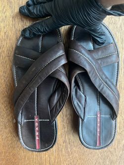 Vintage Prada sport criss cross sandals size 9