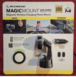 Scosche 2-in-1 Universal Charging MagicMount (MagSafe window/dash suction) - New