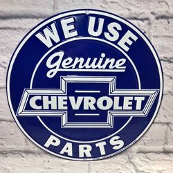 CHEVROLET TIN SIGN