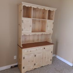 Wooden Hutch Cabinet