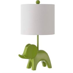 Kids Green Elephant 20in Lamp New 