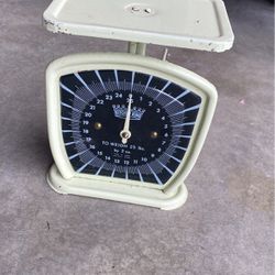 Antique Kitchen King Scale-Pale Green