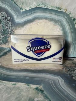 White Crunchy Soap Squishy – With Box