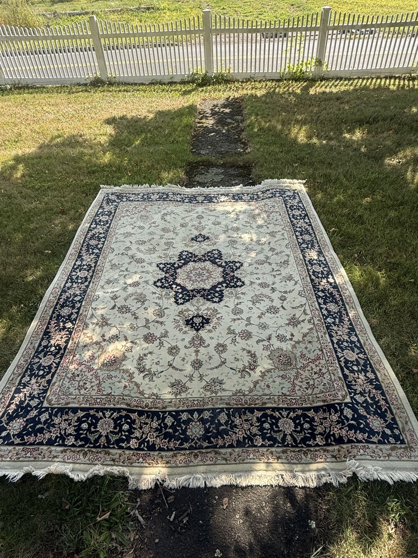 Authentic Vintage Persian Rug 8x10 Excellent Condition