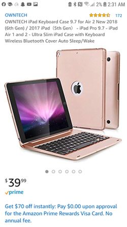 I pad case with keyboard