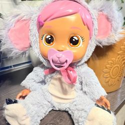 Cry Babies 14" KOALI Doll *Cries & Gets Better *IMC Toys Interactive/Real Tears