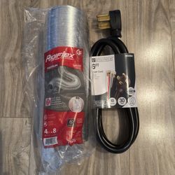 Dryer Ducting And Dryer Power Cord