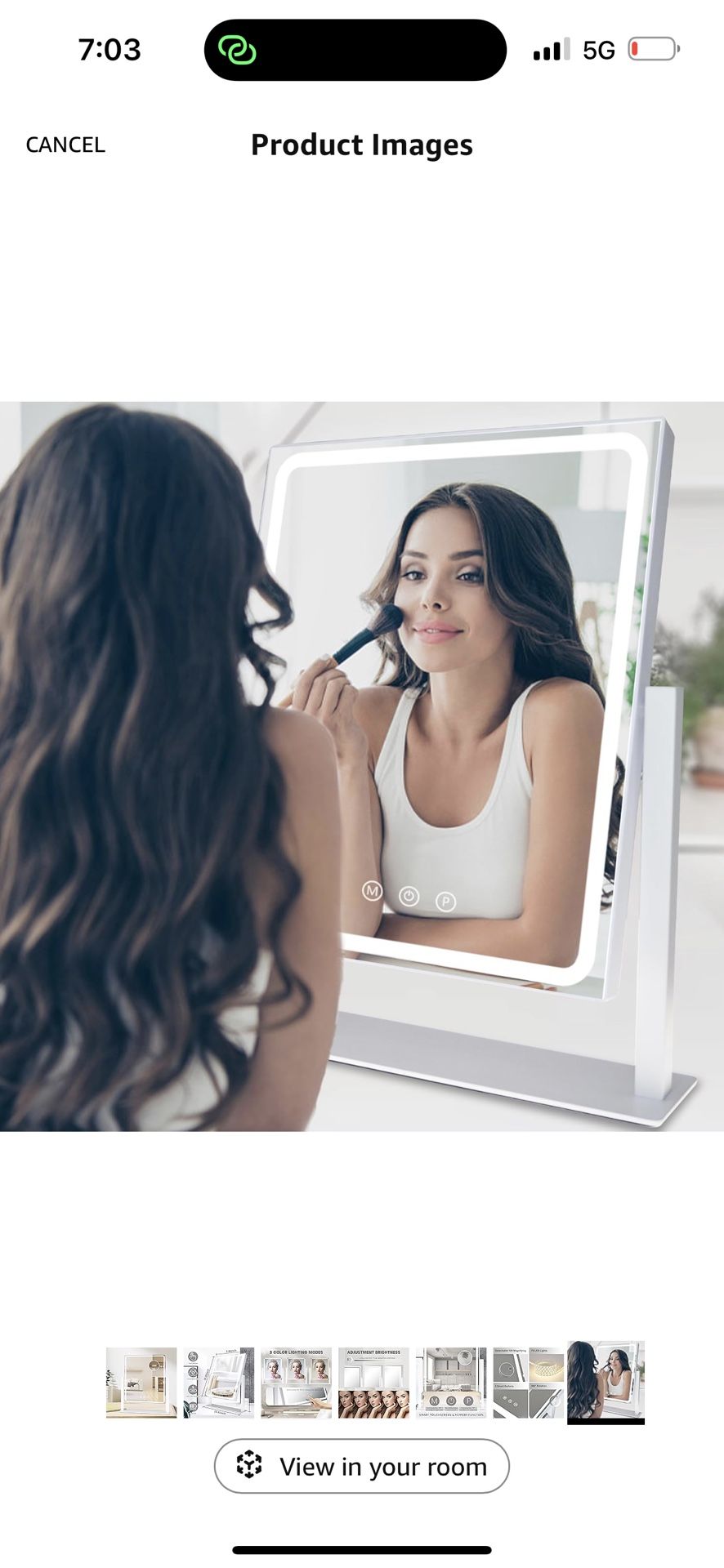 Make Up Mirror With Led