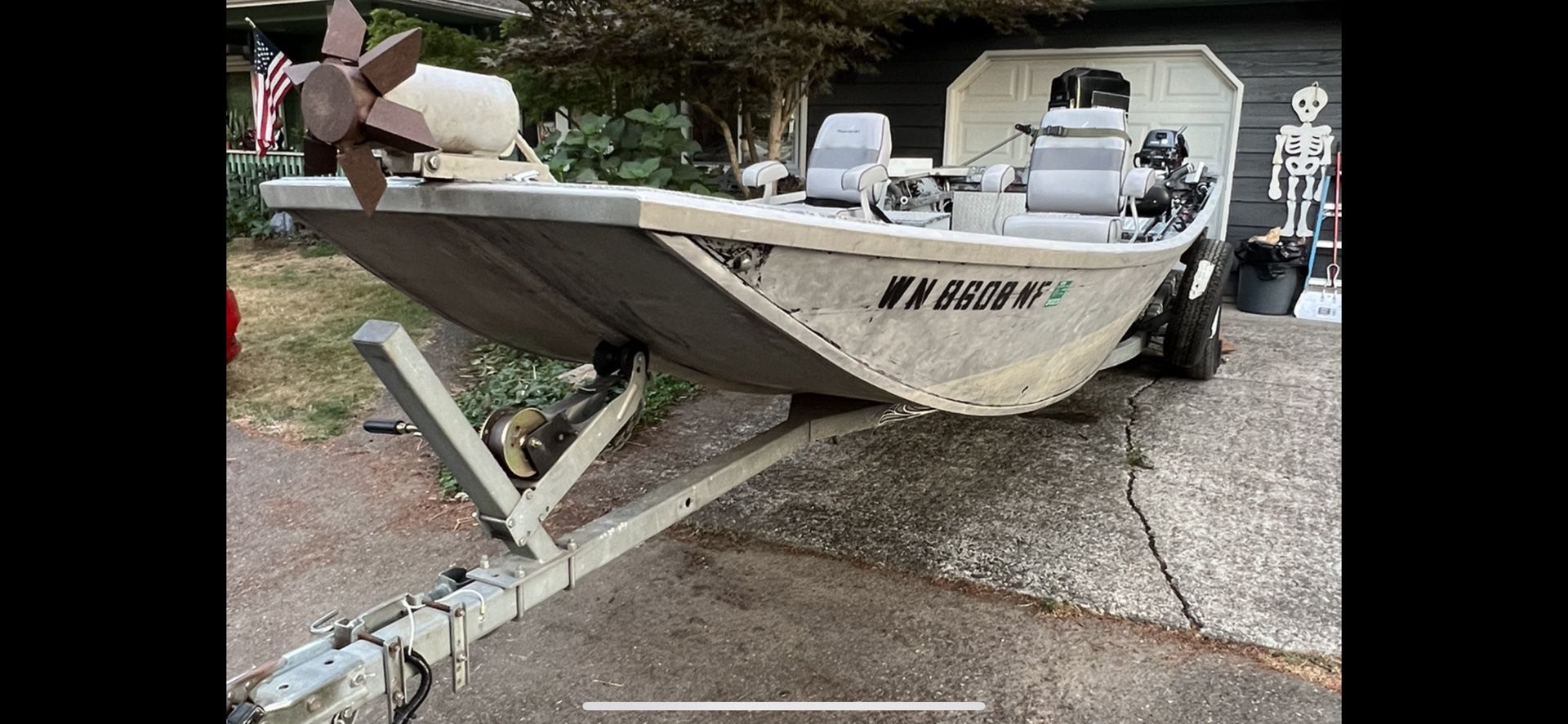 89 20ft Alumaweld Jet Sled for Sale in Marysville, WA OfferUp